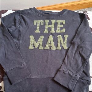 Crewcuts Charcoal and Olive Kids Sweatshirt